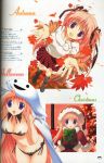  autumn breasts goshuushou-sama_ninomiya-kun highres midriff scan takanae_kyourin tsukimura_mayu 