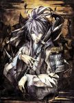  banpai_akira headset kamui_gakupo long_hair male microphone purple_hair sword vocaloid weapon 