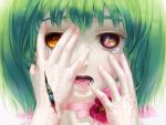  bad_end blood caught_in_the_act choker cracks fire flower green_hair janemere jewelry macross macross_frontier monster ranka_lee saotome_alto sheryl_nome short_hair spoilers tears vajra 