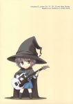  guitar hat highres instrument nagato_yuki nakajima_yuka school_uniform suzumiya_haruhi_no_yuuutsu witch witch_hat 