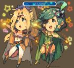  blonde_hair final_fantasy final_fantasy_iv green_hair rosa_farrell rydia star 