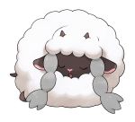  artist_request closed_eyes full_body gen_8_pokemon highres horns lying no_humans official_art open_mouth outline pokemon pokemon_(creature) pokemon_(game) pokemon_swsh sleeping solo transparent_background white_outline wooloo 