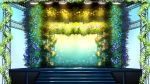  blue_flower commentary floral_print flower matsuda_toki no_humans paper red_flower scaffolding scenery shoes spotlight stage stairs star star_print vocaloid white_flower 