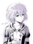  1girl fire_emblem fire_emblem:_kakusei hanasaki_komugi mark_(fire_emblem) portrait short_hair signature solo wavy_hair white_background 