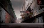  background city cityscape ghost_in_the_shell graffiti morbid scenery street wallpaper 