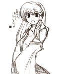  hana_(artist) hana_(hana_mo_arashi_mo) kochiya_sanae monochrome sketch touhou 