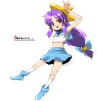  oekaki onija_taro onija_tarou purple_hair skirt star stars 