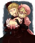  beatrice blonde_hair blue_eyes bows hanokage lambdadelta umineko_no_naku_koro_ni yandere yellow_eyes 