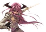  head_wings headwings knight knight_(ragnarok_online) long_hair pink_eyes pink_hair ragnarok_online rosary sword weapon 