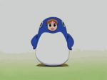  animated animated_gif azumanga_daioh azumanga_daiou bird dancing gif lowres mihama_chiyo penguin penguin_costume 