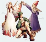  bandana final_fantasy final_fantasy_tactics hat robe staff thief_(fft) time_mage time_mage_(fft) white_mage white_mage_(fft) 