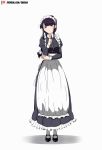  1girl animated animated_gif apron highres komi-san_wa_komyushou_desu komi_shouko maid_apron maid_dress maid_headdress self_upload takeshi~ 
