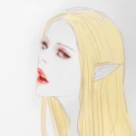  1girl artist_request character_request copyright_request elf face fantasy highres pointy_ears 