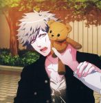  1boy grey_eyes kurosaki_ranmaru solo uta_no_prince-sama white_hair 