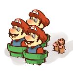  3boys censored company_connection dugtrio hitec identity_censor mario moemon multiple_boys nintendo parody personification pipe pointless_censoring pokemon pokemon_(creature) pokemon_(game) pokemon_rgby simple_background super_mario_bros. warp_pipe what 