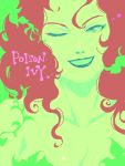  batman_(series) close-up dc_comics green high_contrast lipstick poison_ivy smile solo wink 