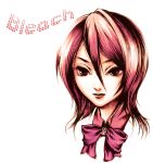  bow chiaki_(pixiv) kuchiki_rukia monochrome pink short_hair 