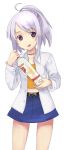  :p alcohol ayinusu00 bad_id belt bottle jewelry midriff mimi_(mnemosyne) mnemosyne necklace ponytail skirt solo tongue 