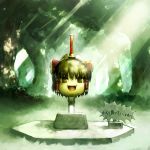  forest hakurei_reimu nature parody sunbeam sunlight sword the_legend_of_zelda touhou translated translation_request weapon yukkuri_shiteitte_ne 