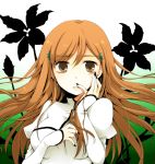  arrancar bleach brown_hair hair_ornament inoue_orihime long_hair 