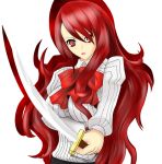  mizuno_kakeru persona persona_3 red_hair redhead sword weapon 