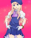  arch_(artist) barrette blonde_hair blue_eyes gloves hat macross macross_frontier plum_(arch) sheryl_nome skirt 