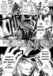  hard_translated highres kirisame_marisa monochrome muscle reisen_udongein_inaba the_power_of_love touhou translated wi-z_garage yagokoro_eirin 