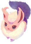  commentary_request flareon fluffy full_body gen_1_pokemon highres manino_(mofuritaionaka) no_humans open_mouth pokemon pokemon_(creature) signature simple_background solo white_background 