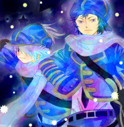 black_hair lag_seeing looking_at_viewer looking_away pixiv_id_2141663 short_hair tegami_bachi uniform white_hair zazie_winters