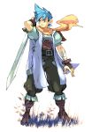  breath_of_fire_iii highres ryu_iii ryuu_(breath_of_fire_iii) scan sword weapon yoshikawa_tatsuya 