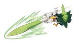  bird brown_eyes duck gen_8_pokemon lance pokemon pokemon_(game) pokemon_swsh polearm shield sirfetch&#039;d spring_onion weapon white_feathers 