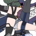  4girls ak-12_(girls_frontline) an-94_(girls_frontline) defy_(girls_frontline) girls_frontline m4a1_(girls_frontline) multiple_girls pants pleated_skirt radish_p short_shorts shorts skirt st_ar-15_(girls_frontline) tactical_clothes thigh-highs thigh_strap thighs 