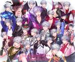  1boy grey_eyes kurosaki_ranmaru solo uta_no_prince-sama white_hair 