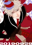  1boy grey_eyes kurosaki_ranmaru solo uta_no_prince-sama white_hair 