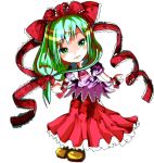  chibi green_eyes green_hair kagiyama_hina touhou yae_(artist) 