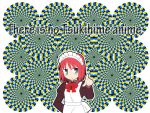  blue_eyes hisui hypnosis maid optical_illusion pink_hair redhead tsukihime 