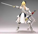  armored_dress blonde_hair dress fate/stay_night fate/unlimited_codes fate_(series) figma figure photo saber saber_lily solo sword weapon 