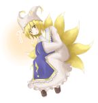  :p any_(artist) bad_id blonde_hair fox_ears fox_tail hands_in_sleeves hat highres short_hair tail tongue touhou yakumo_ran 