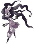  absurdres black_eyes black_hair button_eyes claws cowctus doll english_commentary full_body furry gen_4_pokemon highres leg_up long_hair lopunny mega_lopunny mega_pokemon no_humans no_mouth pokemon pokemon_(creature) solo standing standing_on_one_leg transparent_background very_long_hair 