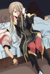  1boy 1girl bed hyakuen_raitaa luke_fon_fabre sleeping tagme tales_of_(series) tales_of_the_abyss tear_grants 