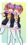  blush otonokoji_hibiki otonokoji_kanade super_dangan_ronpa_another_2 twins 