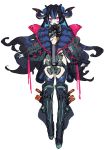  1girl black_hair blue_hair blue_tongue eyebrows_visible_through_hair hair_between_eyes headgear jacket long_hair multicolored multicolored_hair nishikikope open_mouth original pink_eyes red_eyes simple_background sketch solo tongue upper_teeth white_background 