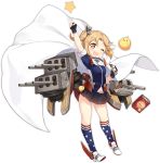  :3 alternative_age azur_lane character_sheet cleveland_(azur_lane) dollar_sign female little_cleveland_(azur_lane) official_art one_eye_closed open_mouth solo 