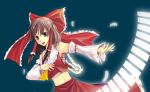  hakurei_reimu japanese_clothes miko ribbon ribbons sarashi shaingtao shaingtao_(artist) touhou 