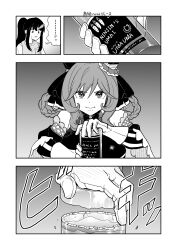  2girls absurdres animal_ears braid braided_hair_rings ear_covers ear_ornament gentildonna_(umamusume) hair_rings heart-shaped_ornament heart_ear_ornament highres horse_ears horse_girl horse_tail kimihitsuji multiple_girls single_ear_cover strong tail umamusume 