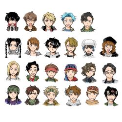  2girls 6+boys :/ :3 :d ^_^ ahoge akanegakubo_ryoutarou akune_rindo amatsumi_inori amatsumi_itsuka animal_print arima_seigen asymmetrical_bangs asymmetrical_hair bags_under_eyes bandana bandana_around_neck baseball_cap beret black_hair black_hat black_necktie blonde_hair blue_eyes blue_eyeshadow blue_hair blue_headband blue_shirt blush bob_cut braid bright_pupils brown_eyes brown_hair brown_hat brown_jacket camouflage camouflage_bandana choppy_bangs closed_eyes clothing_request cocked_eyebrow collared_shirt commentary_request cornrows cropped_shoulders curtained_hair desperado-004 detached_hair douan_kazusato doutonbori_divers earrings everyone eyeshadow eyewear_on_headwear fang frown fur_hat furrowed_brow glasses gold_necklace green_bandana green_jacket green_shirt grey_headband grey_hoodie grin hair_between_eyes hair_over_one_eye hat headband headscarf high_collar highres hisakaze_shion hood hood_down hoodie hoozuki_jinpachi hypnosis_mic hypnosis_mic:_rule_the_stage igari_ranmaru jacket jewelry jikuuin_joubu jitome kirimura_tokuma kokuri_ryouzan komagata_masamune lapels layered_shirt light_smile long_hair looking_at_viewer ma_ho_syoujyo makeup mature_eyes medium_hair mullet multicolored_hair multiple_boys multiple_girls neck_tattoo necklace necktie north_bastard onigawara_bombers oogimachi_suguri oogumo_danjyo open_mouth parted_hair parted_lips peanut_mouth pink_hair pinstripe_pattern pinstripe_suit portrait purple_hoodie purple_jacket raised_eyebrows rectangular_mouth red_bandana red_eyes red_hoodie sakiyama_yoshitsune saragi_kenei shirakumo_mahiru shirt short_hair simple_background smile smirk straight-on straight_hair streaked_hair suit sunglasses sweatband swept_bangs takanashi_haru_(hypnosis_mic:_rule_the_stage) takarai_hiyori tareme tattoo teeth tongue tongue_out track_jacket triangle_mouth tsurime turtleneck twin_braids two-tone_hair two-tone_hat upper_teeth_only ushanka v-shaped_eyebrows very_short_hair visor_cap watamoto_hirotaka wavy_hair westend-mafia white_background white_hat white_headband white_hoodie white_pupils white_shirt wide-eyed yagasaki_ibuki yellow_eyes yellow_hoodie yougou_doushirou 