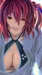  breasts cleavage lingerie onozuka_komachi smile sora_tokumo touhou underwear 