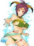  bikini breasts horns swimsuit tattoo thighhighs tosaka-maru 