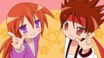  himura_kenshin lucky_star parody rurouni_kenshin sagara_sanosuke 