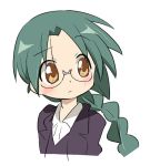  glasses green_hair ixy lowres lucky_star narumi_yui 
